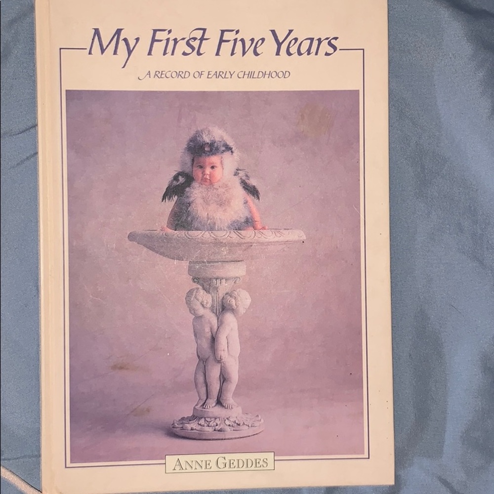 1997 Anne Geddes My First Five Years baby book